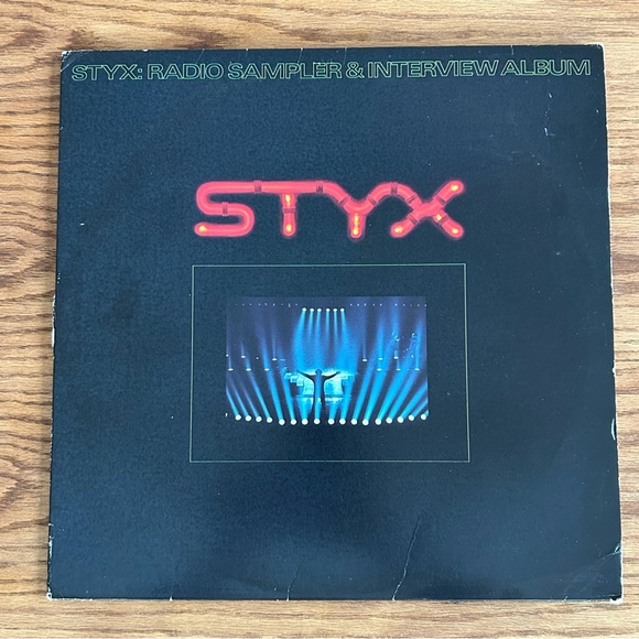 Styx ‎– Styx: Radio Sampler & Interview Album 2-LP promo vinyl record rare